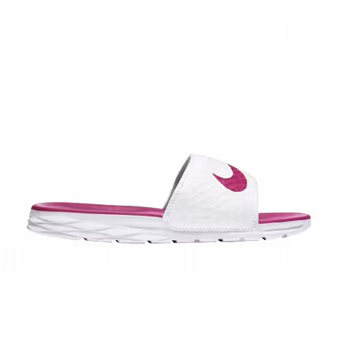 Nike Wmns Benassi Solarsoft Slide 2 'White Fireberry'