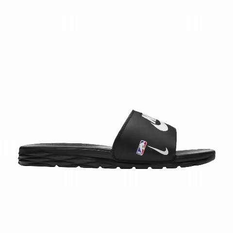 NBA x Nike Benassi Solarsoft 'Black'