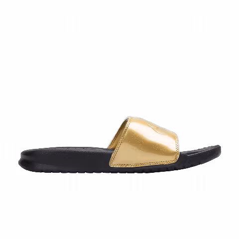 Nike Wmns Benassi Slides 'Metallic Gold'