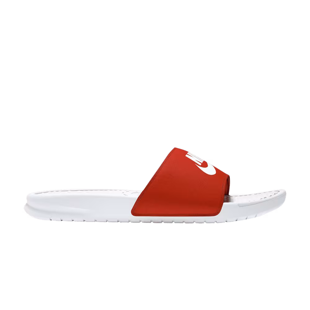 Nike Benassi Slide Just Do It - White Red