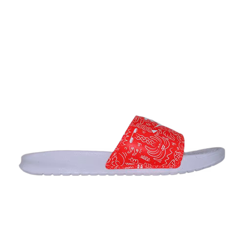 Nike Women's Benassi JDI Total Crimson