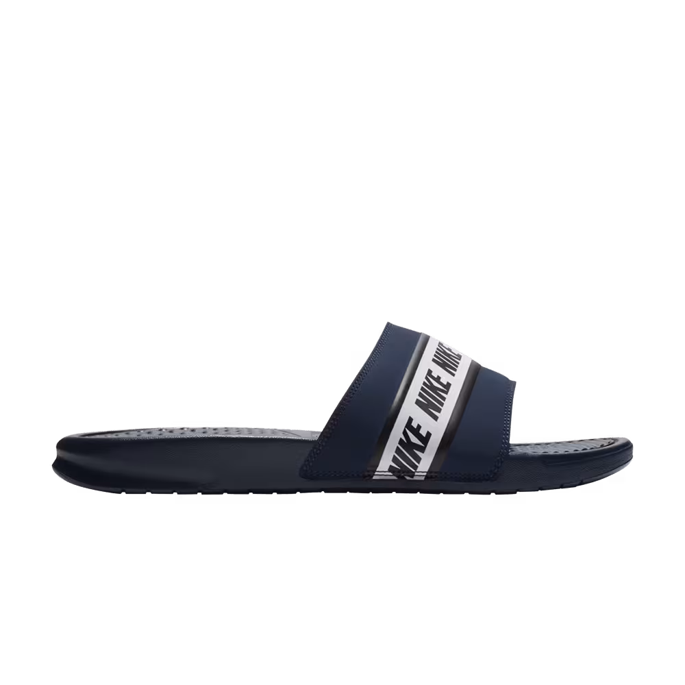Nike Benassi Print Slides Obsidian