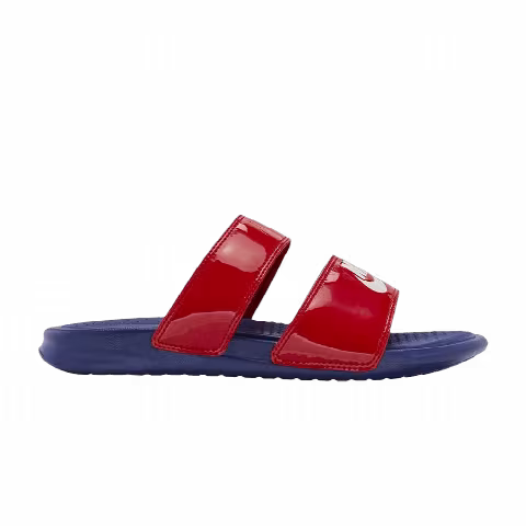 Nike Wmns Benassi Duo Ultra Slide 'Deep Royal Blue Red'