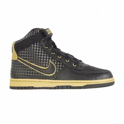Nike Vandal High Premium GS 'Black Metallic Gold'