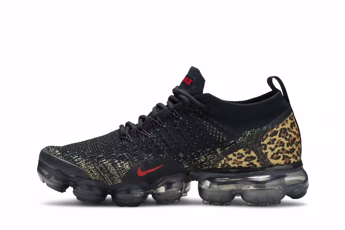 Nike Women's Air VaporMax Flyknit 2 Cheetah, view 4