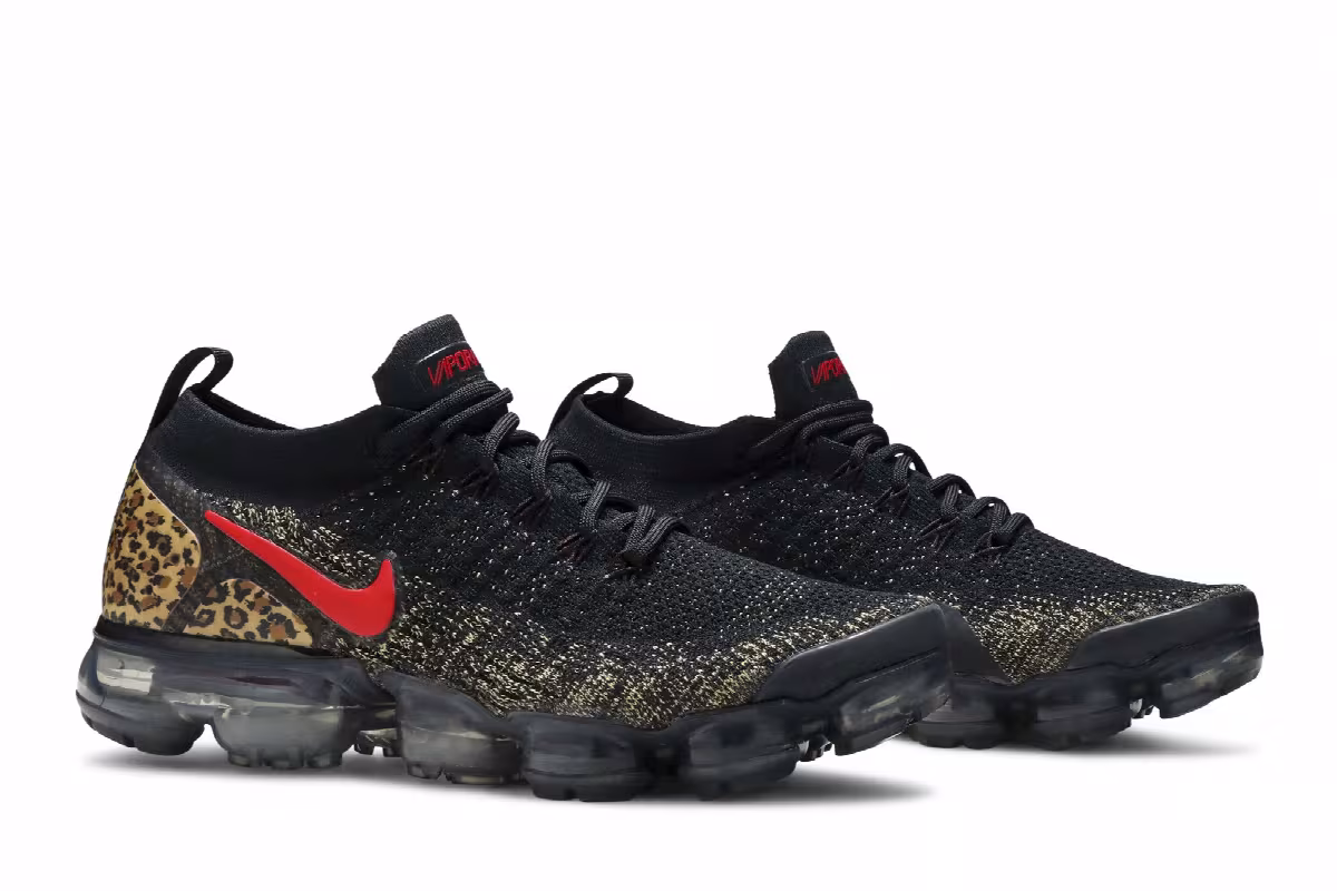 Nike Women's Air VaporMax Flyknit 2 Cheetah, view 9