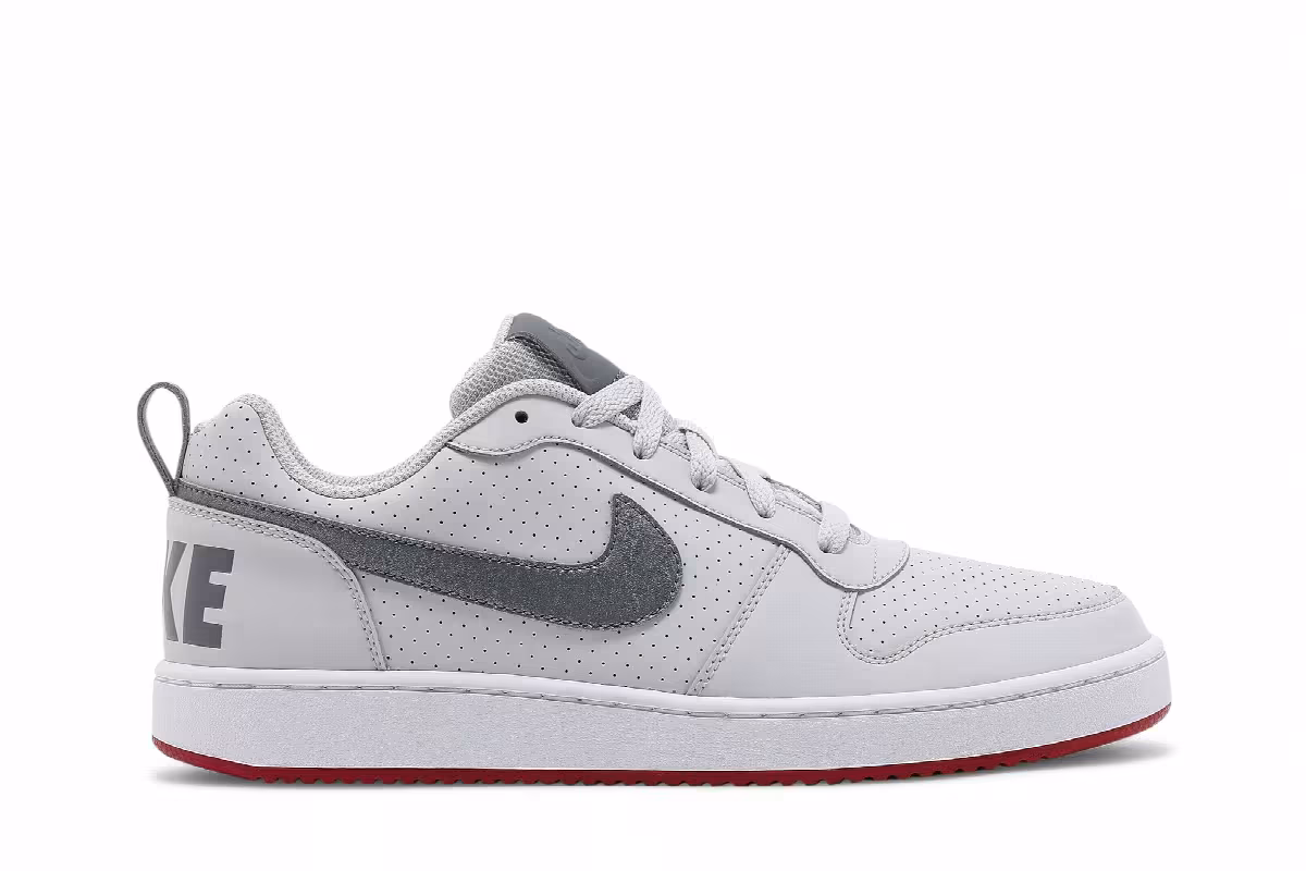 Nike Court Borough Low SL Vast Grey Gym Red, view 2