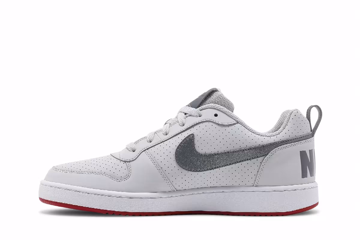 Nike Court Borough Low SL Vast Grey Gym Red, view 4