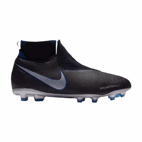 Nike Phantom Vision Elite DF FG/MG GS 'Black Metallic Silver'
