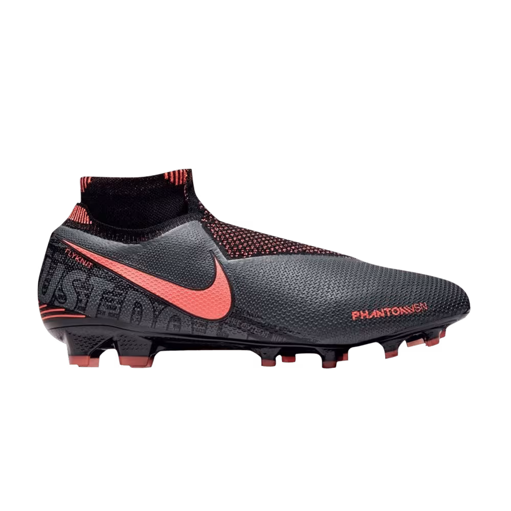 Nike Phantom Vision Elite DF FG Dark Grey Bright Mango