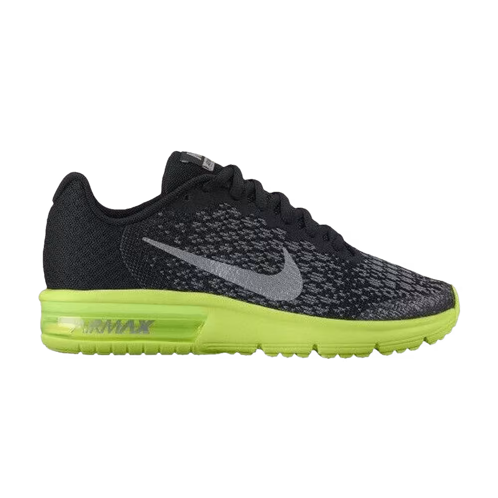 Nike Air Max Sequent 2 GS Black Volt