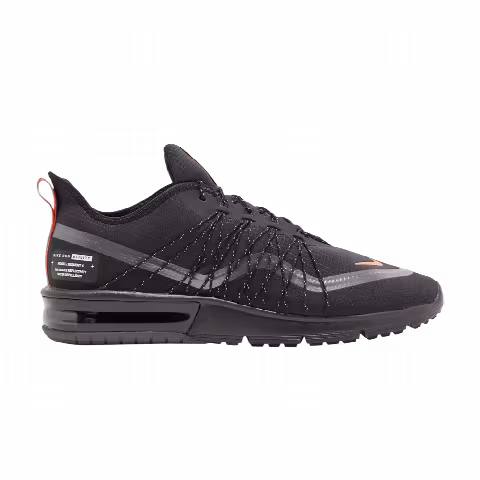 Nike Air Max Sequent 4 Utility 'Black Metallic Dark Grey' Sample