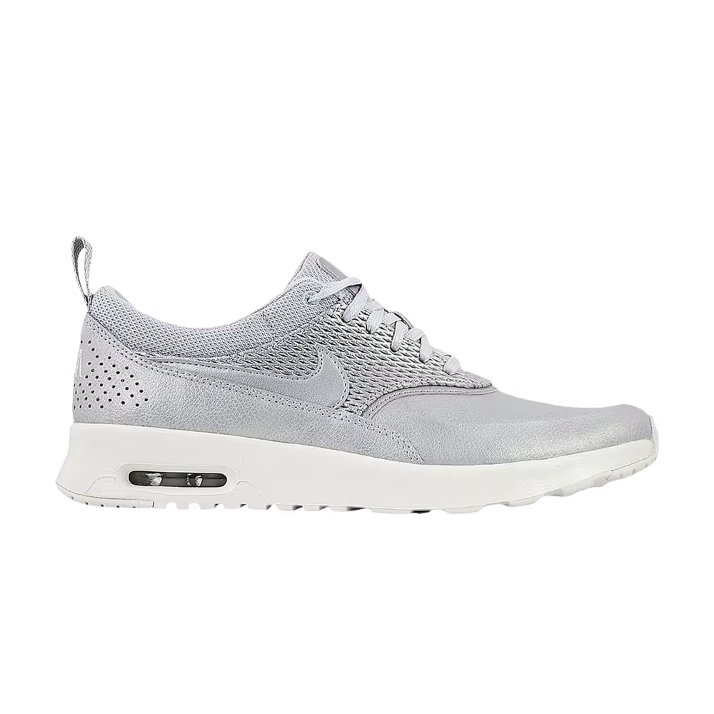 Nike Women's Air Max Thea Premium Leather Metallic Platinum