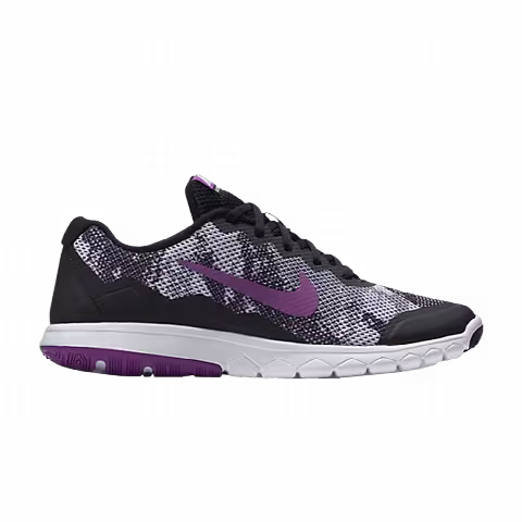 Nike Wmns Flex Experience RN 4 Premium 'Black Vivid Purple'