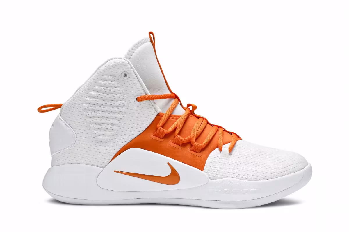 Nike Hyperdunk X TB White Team Orange, view 2