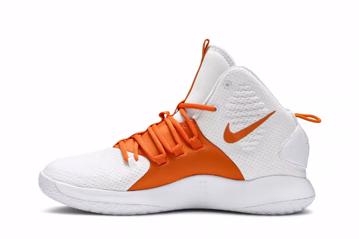 Nike Hyperdunk X TB White Team Orange, view 4