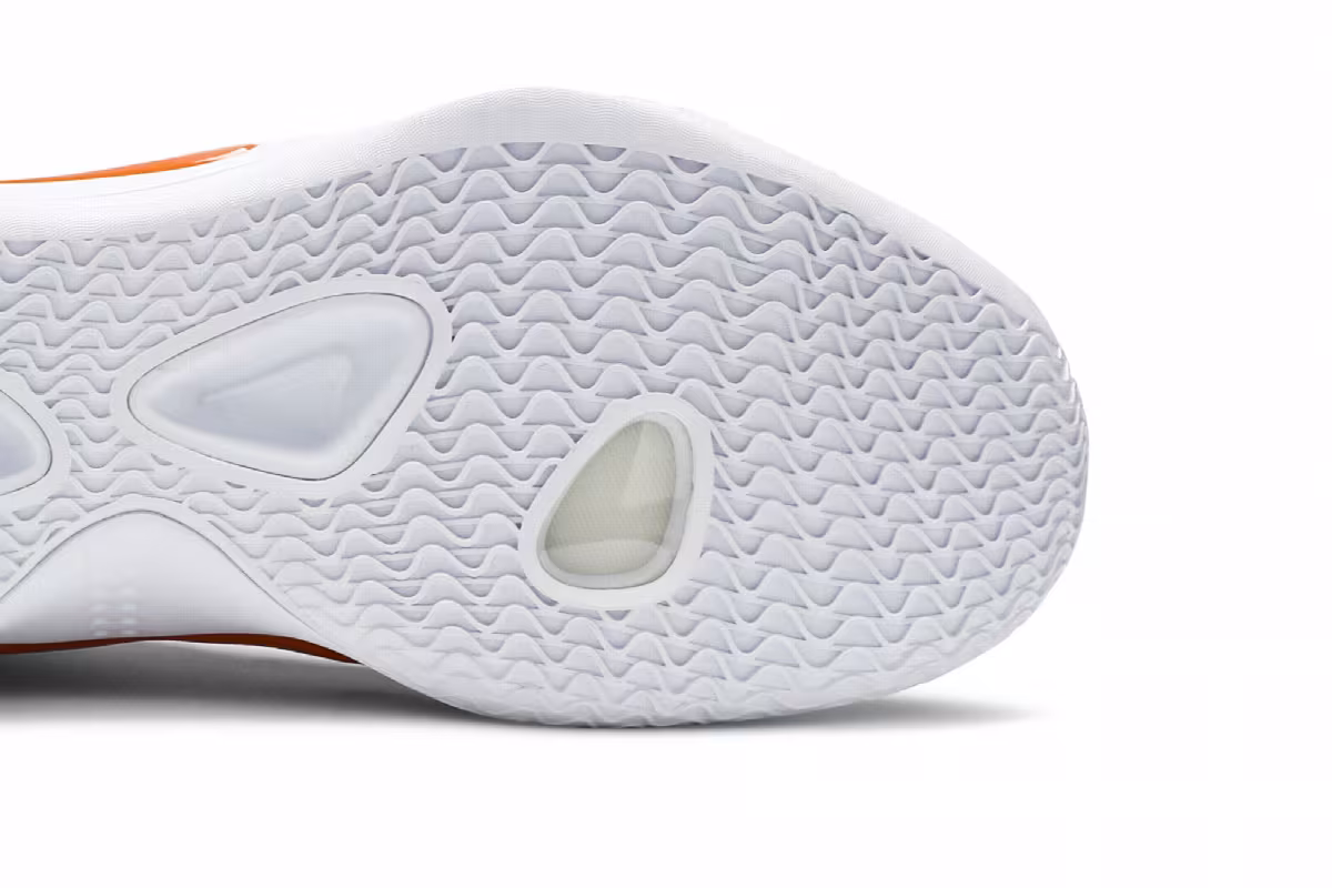 Nike Hyperdunk X TB White Team Orange, view 6