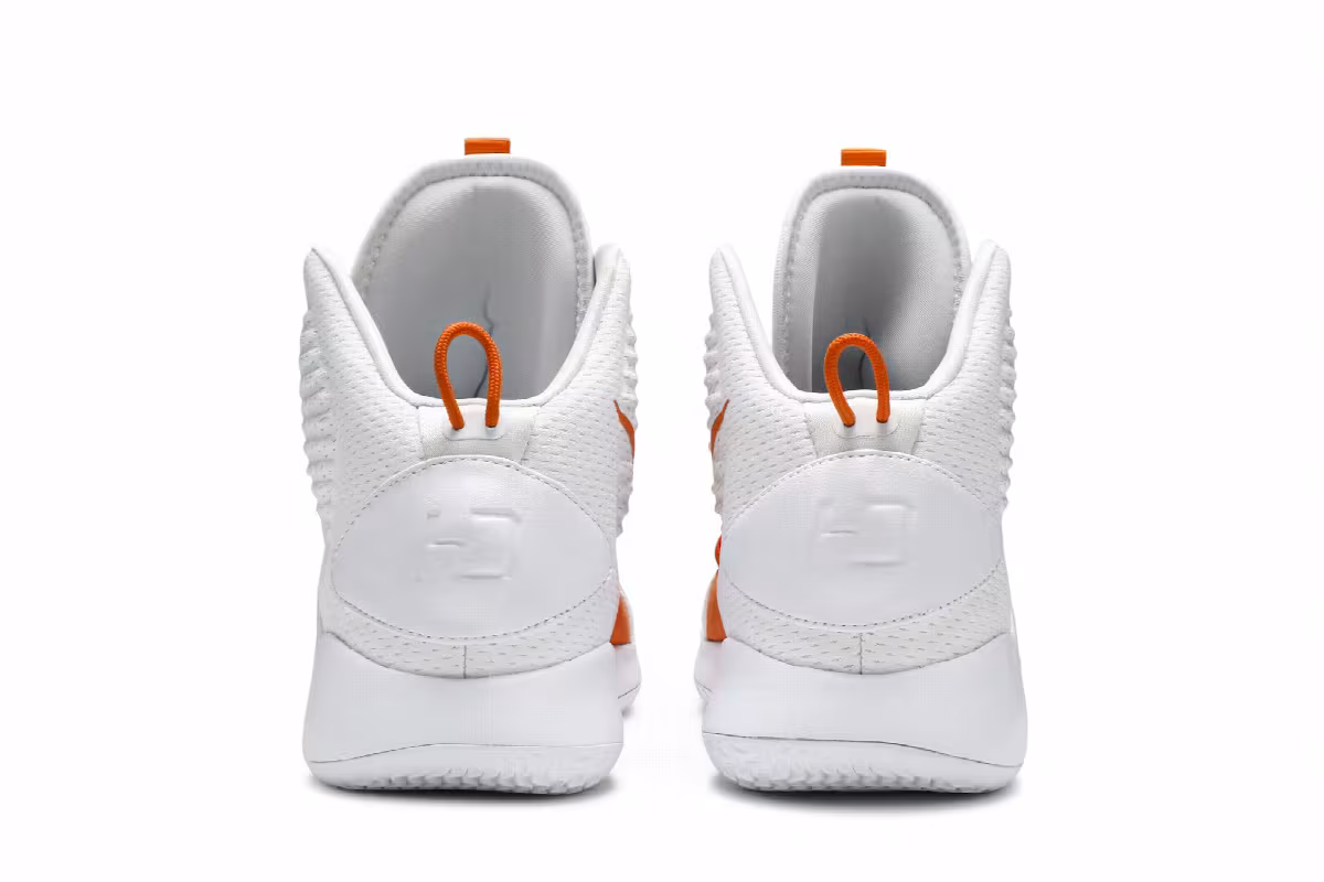 Nike Hyperdunk X TB White Team Orange, view 7