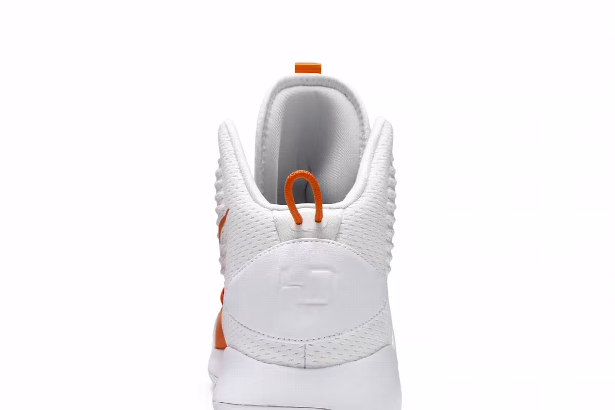 Nike Hyperdunk X TB White Team Orange, view 8