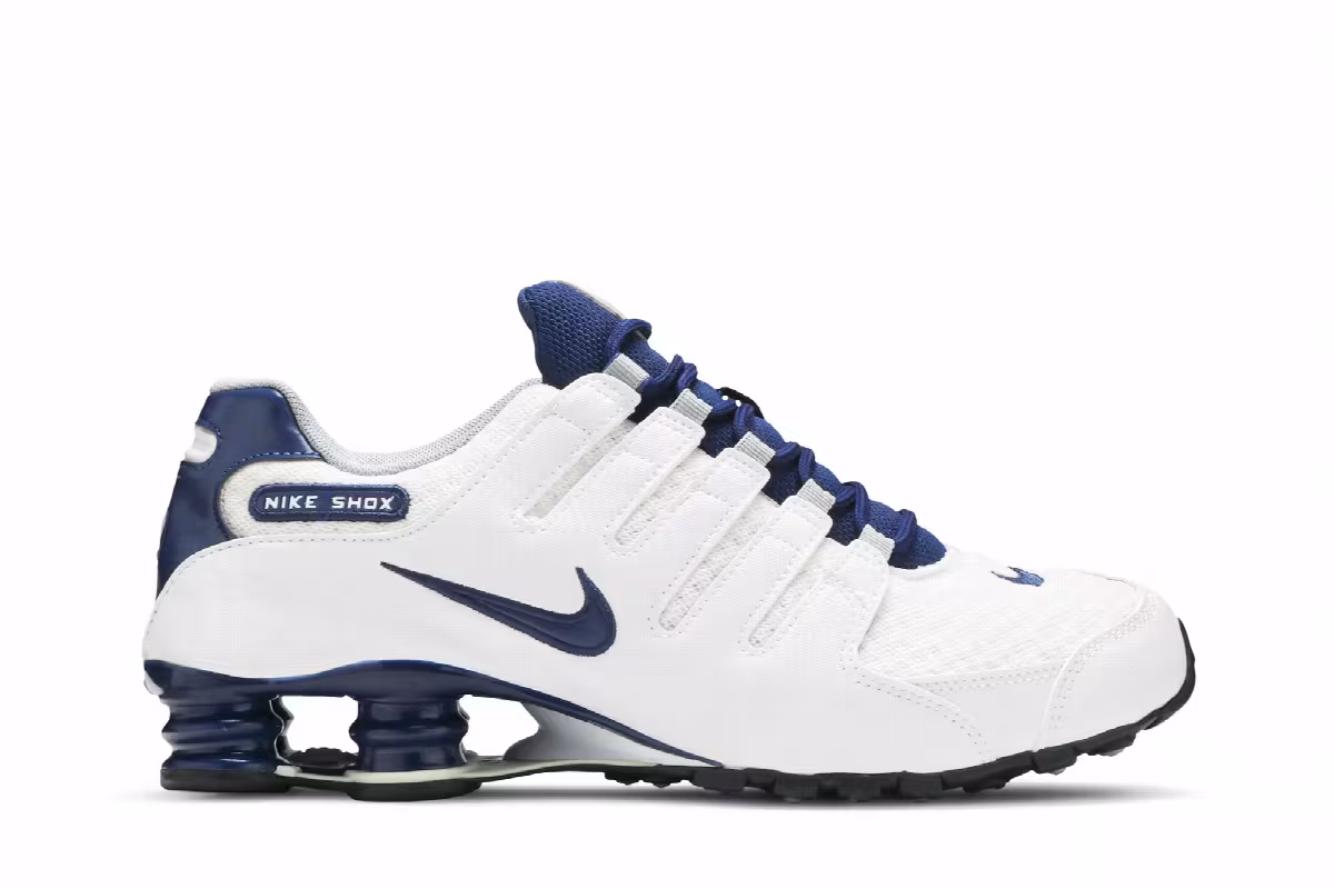 Nike Shox NZ SE White Coastal Blue, view 2