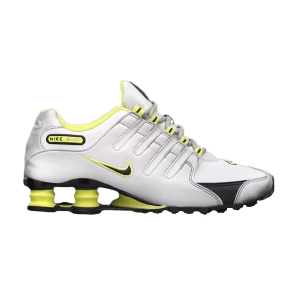 Nike Women's Shox NZ Metallic Silver Yellow