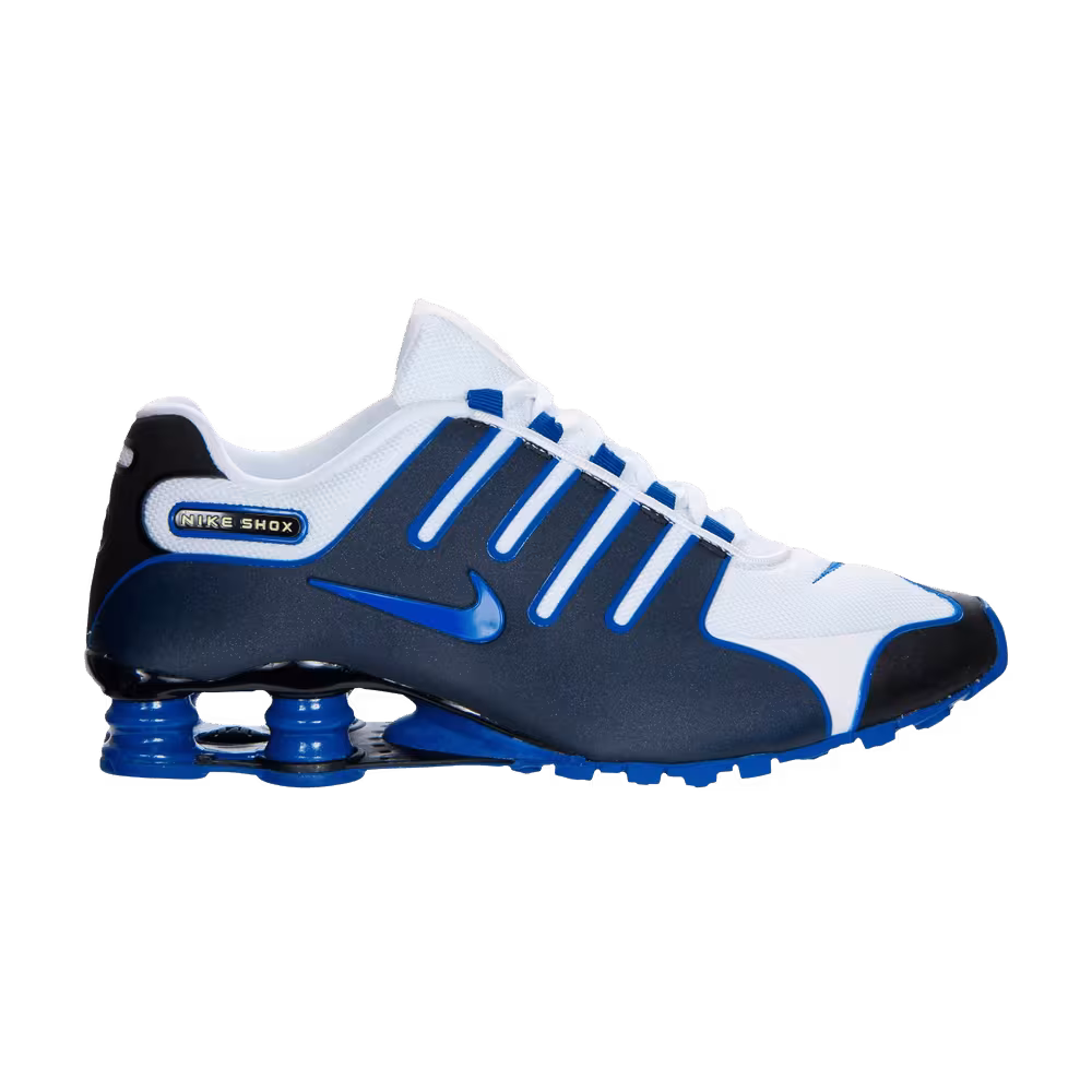 Nike Shox NZ White Hyper Blue Black