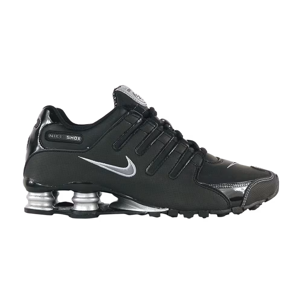 Nike Women's Shox NZ Black Metallic Silver