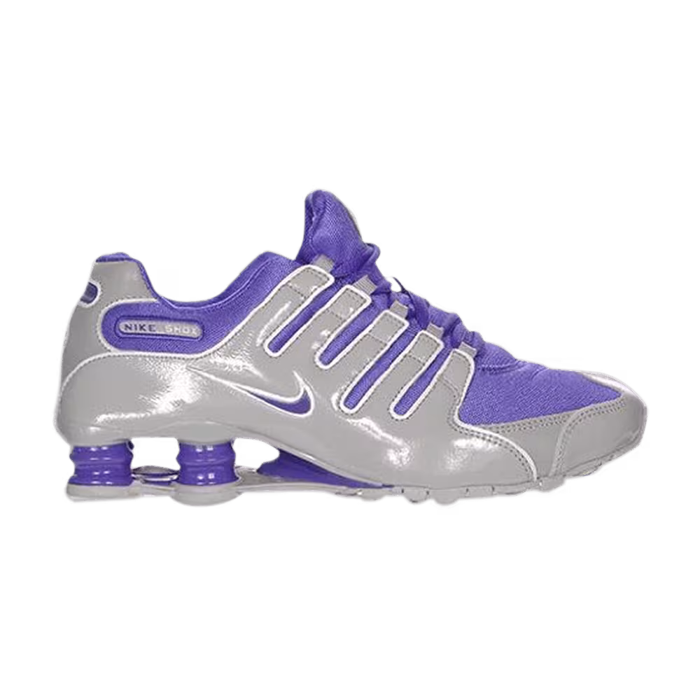 Nike Women's Shox NZ Wolf Grey Pure Purple