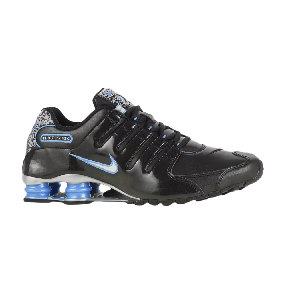 Nike Shox NZ Black Blue Glow