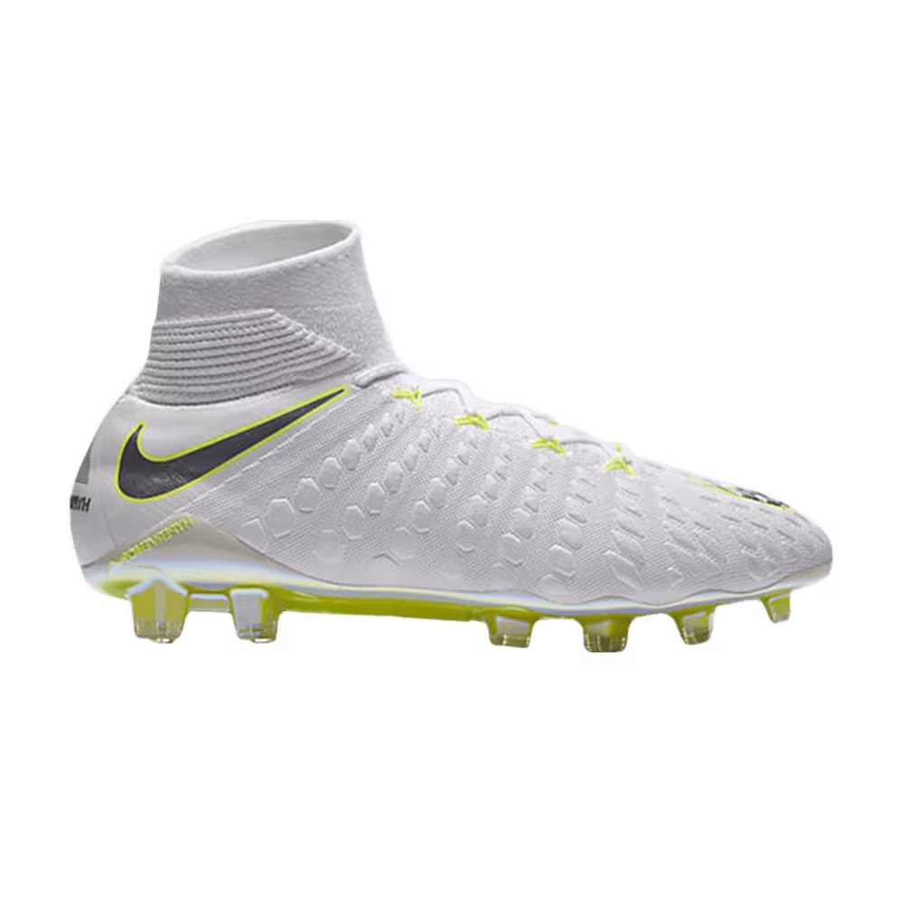 Nike Hypervenom Phantom 3 Elite DF FG White Volt