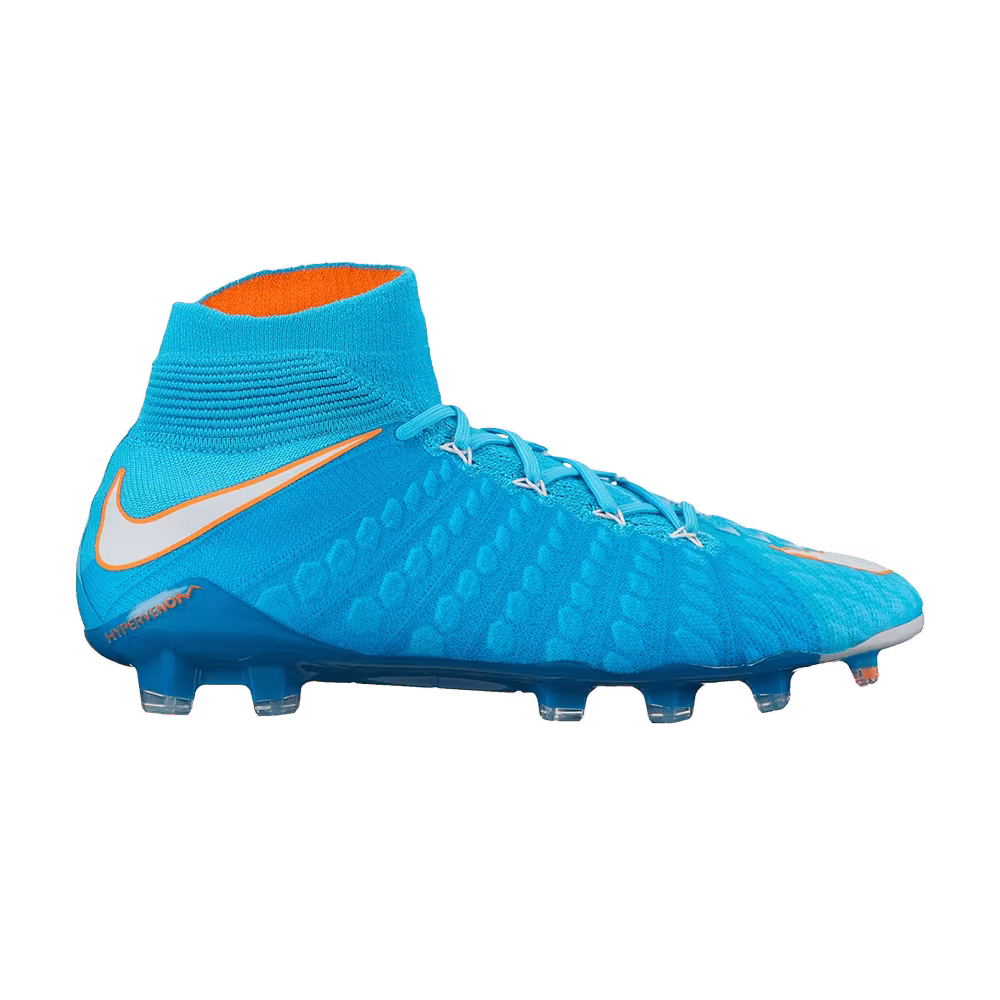 Nike Women's Hypervenom Phantom 3 DF FG Polarized Blue