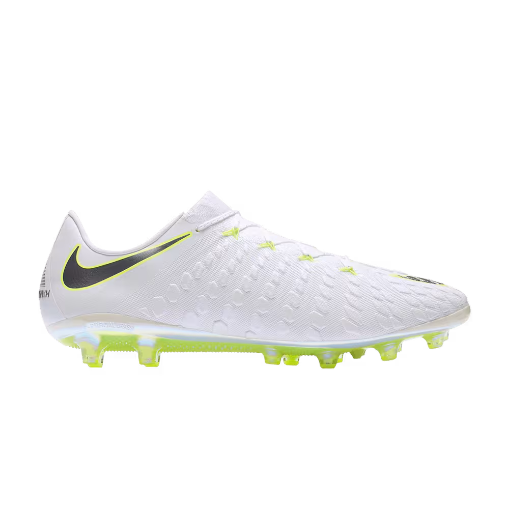 Nike Hypervenom Phantom 3 Elite AG Pro White Volt