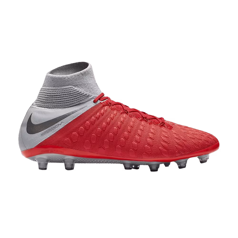 Nike Hypervenom Phantom 3 Elite DF AG Pro Light Crimson Grey