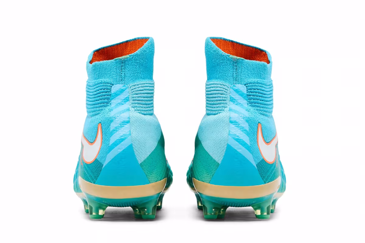 Nike Women's Hypervenom Phantom 3 DF AG Pro Polarized Blue, view 7