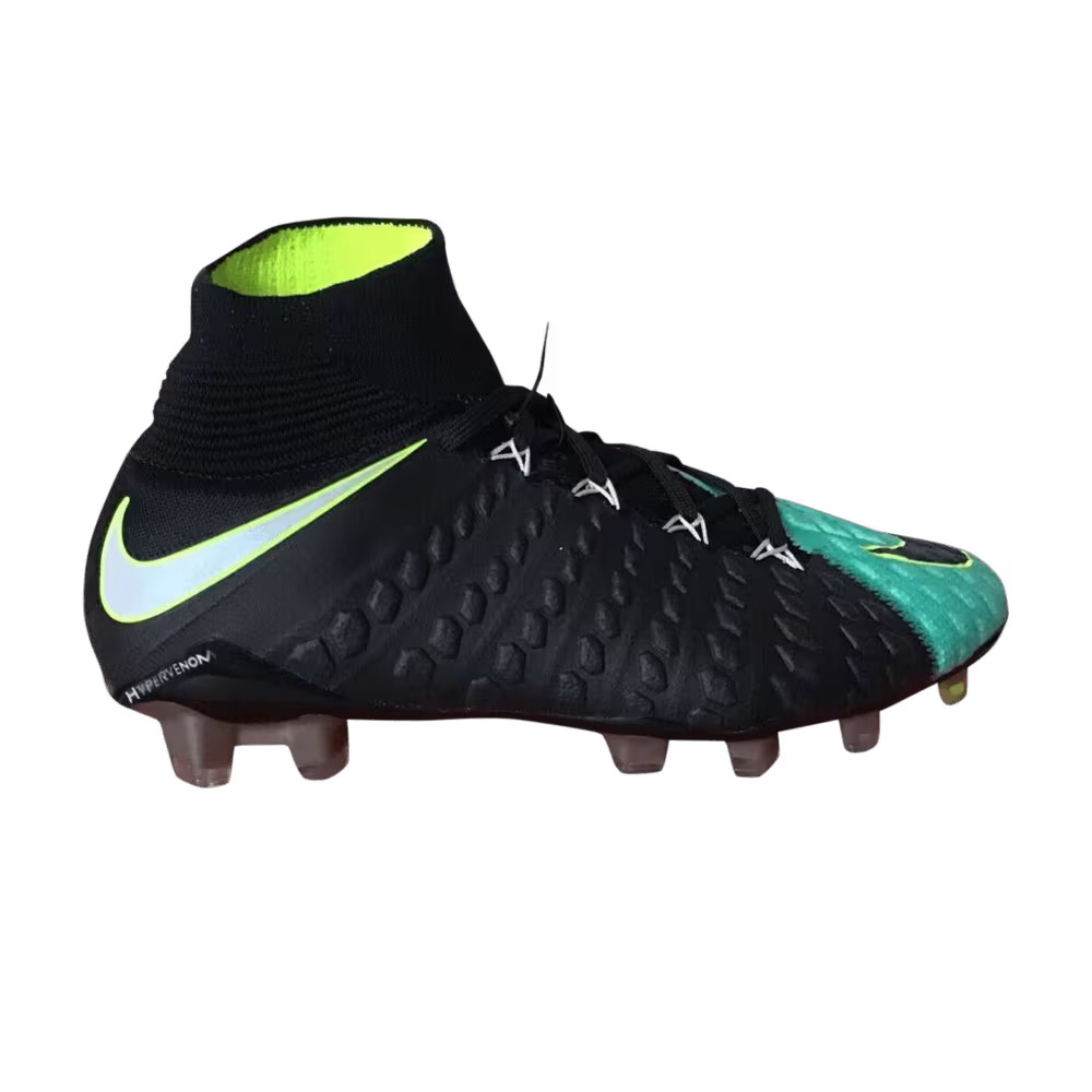 Nike Women's Hypervenom Phantom 3 DF FG Black Aqua