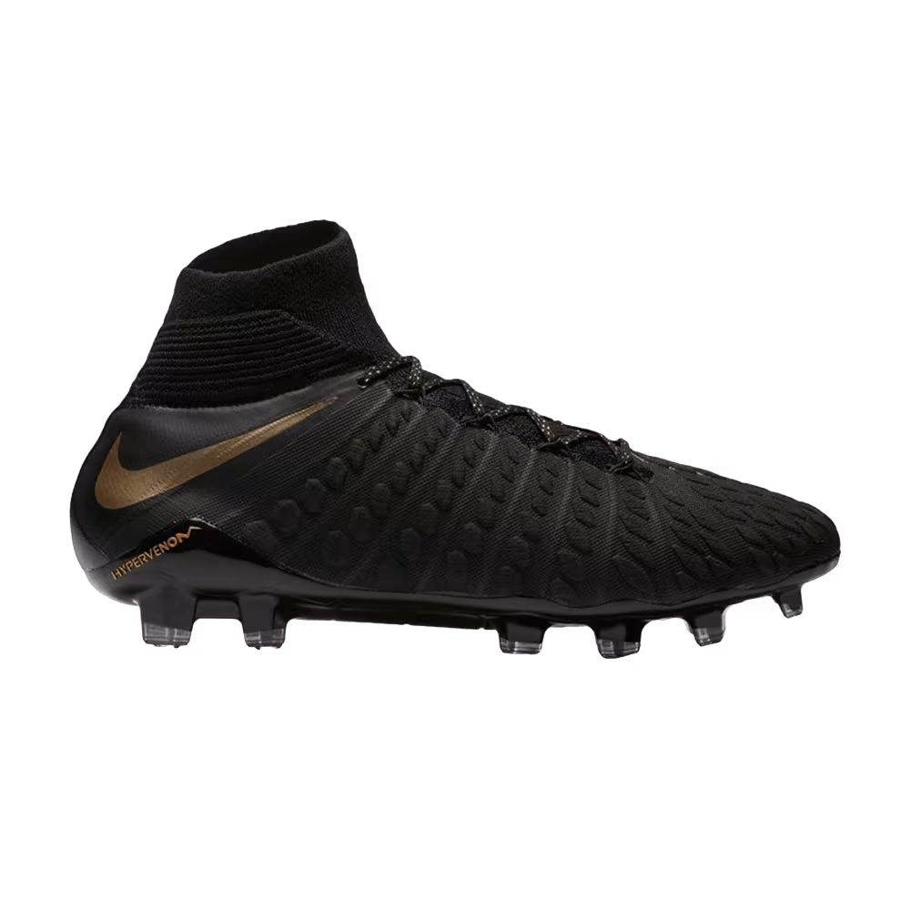 Nike Hypervenom Phantom 3 Elite DF FG Black Gold