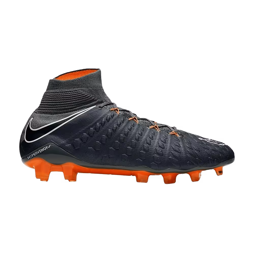Nike Hypervenom Phantom 3 Elite DF FG Dark Grey Total Orange