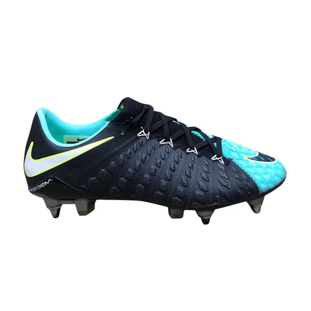 Nike Women's Hypervenom Phantom 3 SG Pro Aqua Green Black