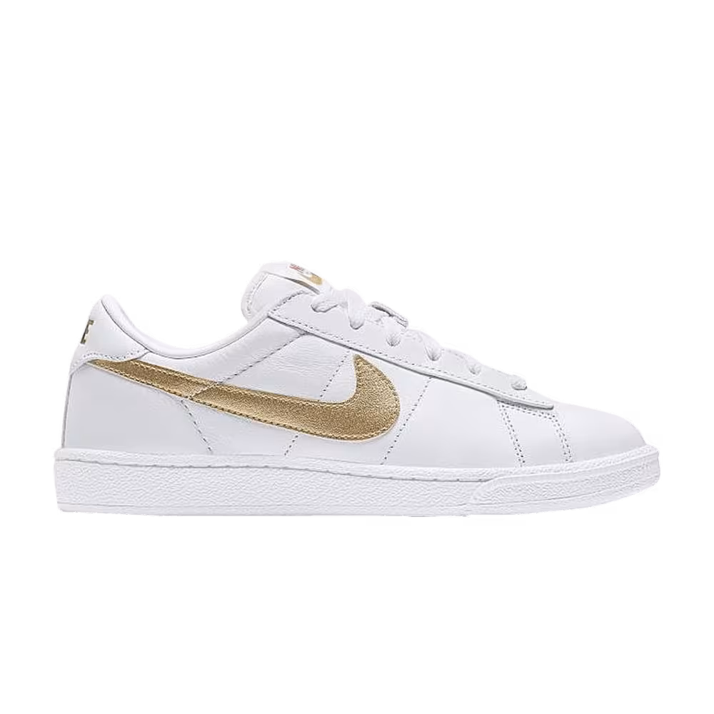 Nike Women's Tennis Classic Metallic Gold Swoosh