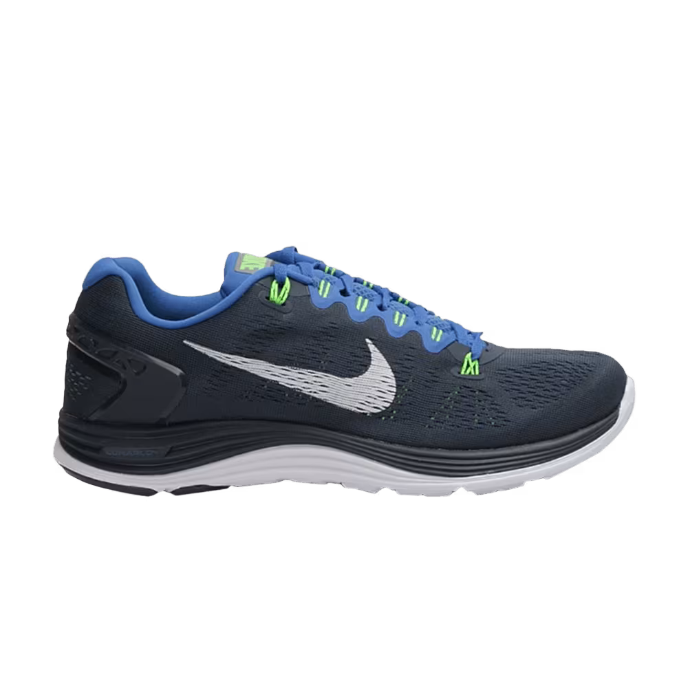 Nike LunarGlide+ 5 Armory Blue Flash Lime