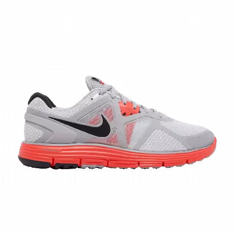 Nike LunarGlide+ 3 'Pure Platinum Max Orange'