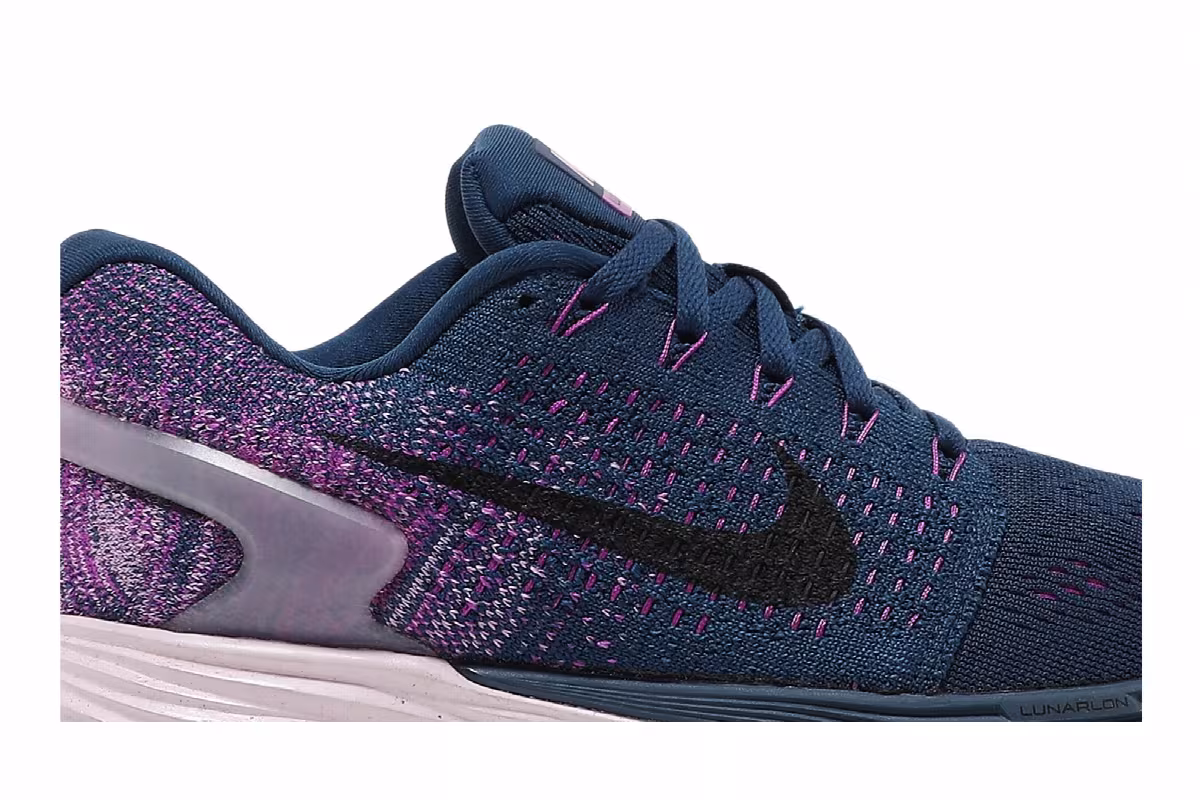 Nike Women's LunarGlide 7 Brave Blue Vivid Purple, view 3
