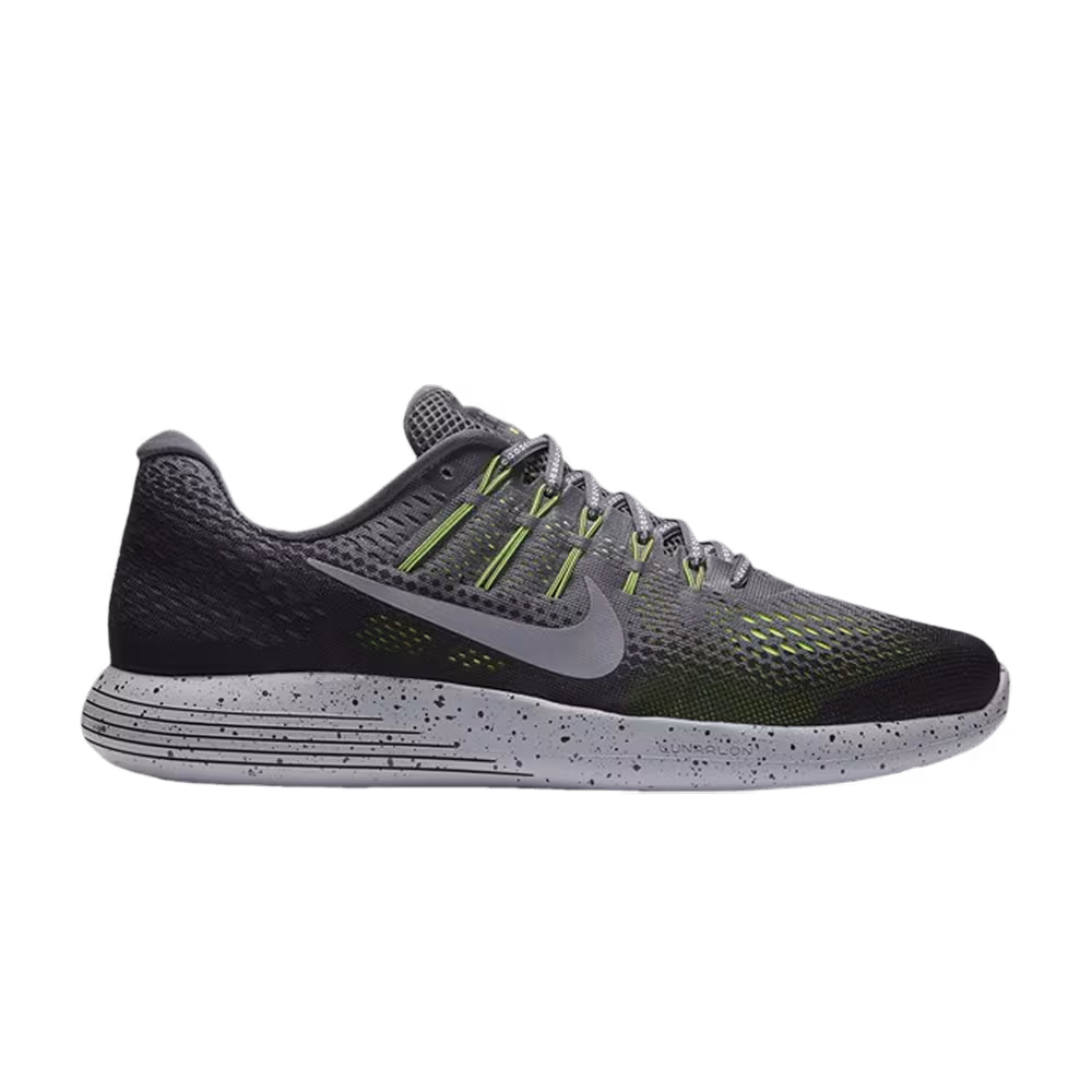 Nike LunarGlide 8 Shield Dark Grey Volt