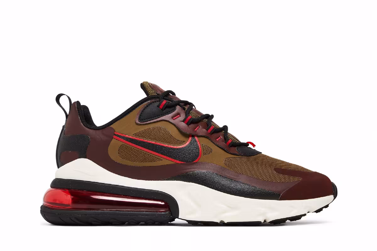 Nike Air Max 270 React Yukon Brown, view 2