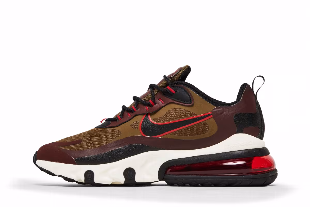 Nike Air Max 270 React Yukon Brown, view 4