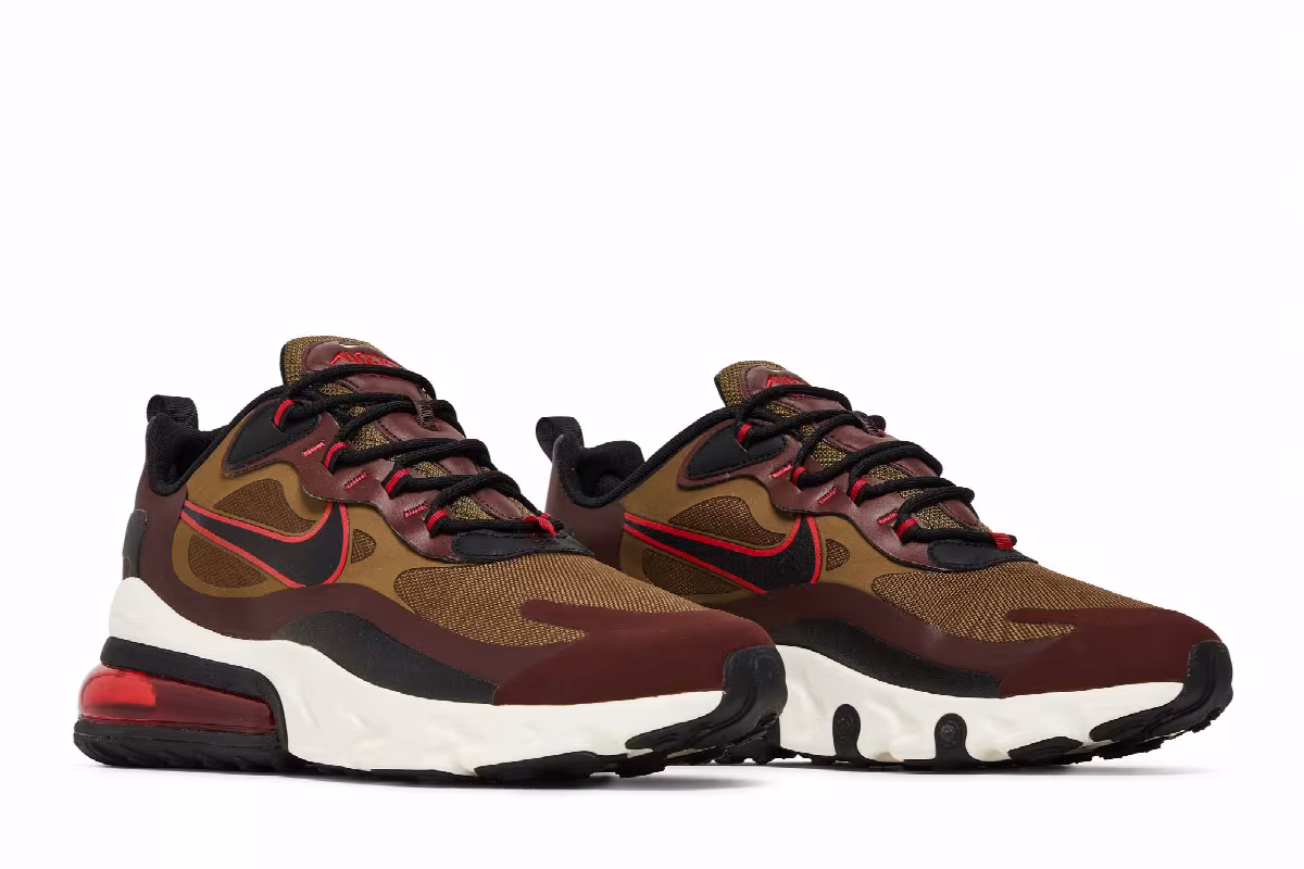 Nike Air Max 270 React Yukon Brown, view 9