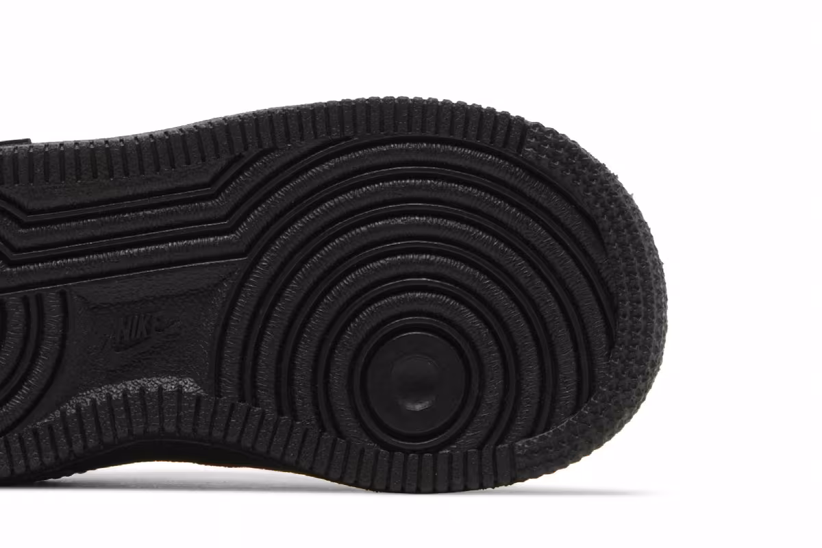 Nike Force 1 TD Triple Black, view 6