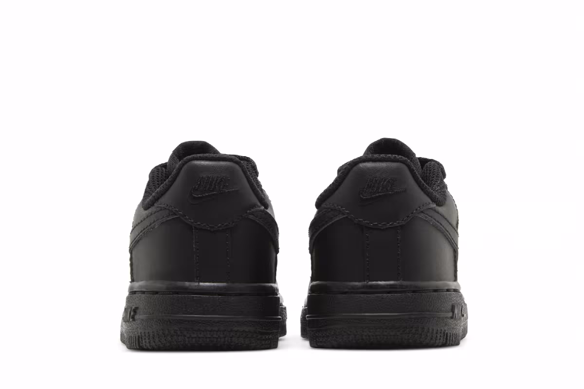 Nike Force 1 TD Triple Black, view 7