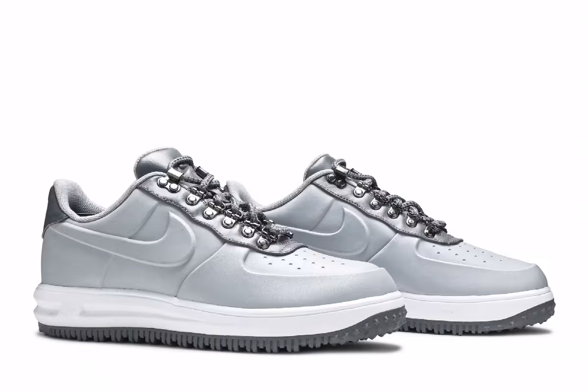 Nike Lunar Force 1 Duckboot Low Wolf Grey, view 9