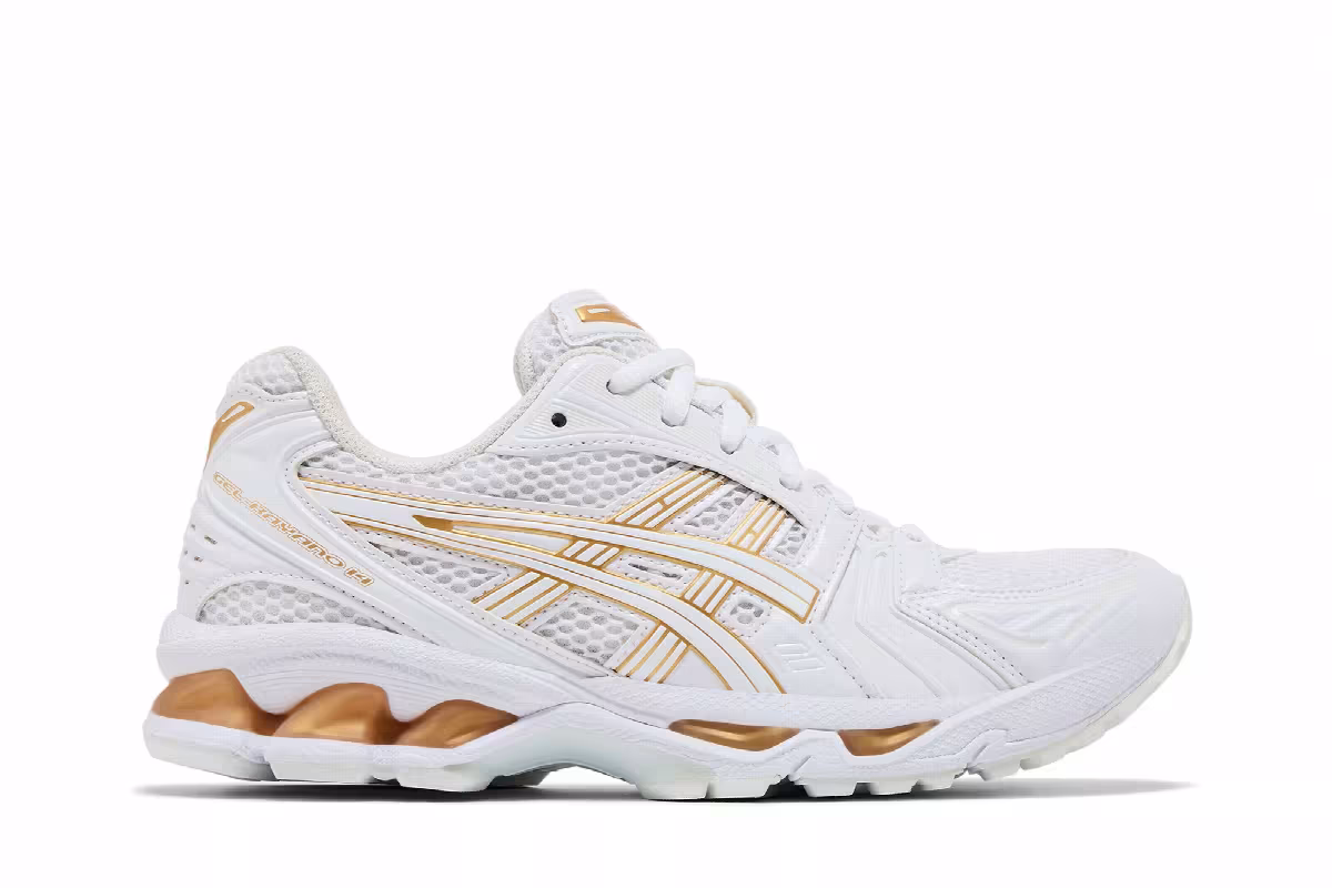 Asics Women's Gel Kayano 14 White Gold, view 2